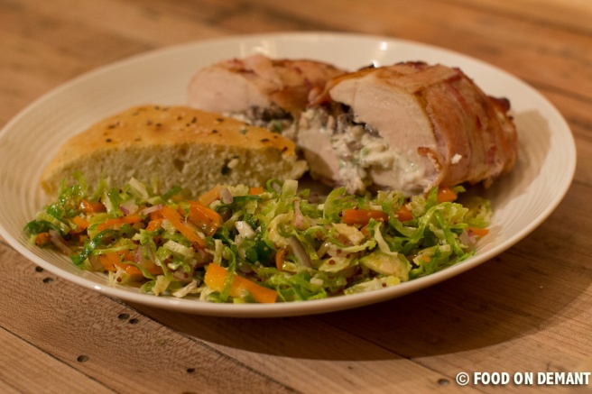 Stuffed chicken with brussels sprouts salad (22 of 23)
